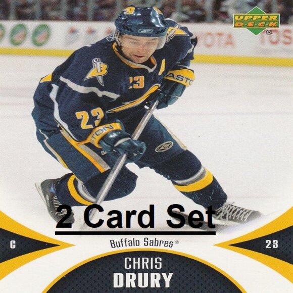 Chris Drury Hockey Card Collection - Picture 1 of 3